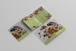 餐廳摺頁菜單_白露茶屋